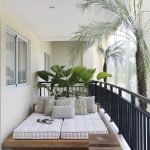 Dormitorio en el balcón