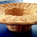 Caja de mimbre de caramelo