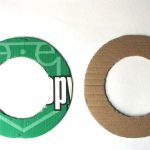 Cortar anillos con un diámetro de 22 cm.