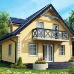 Proyecto de una casa con buhardilla.