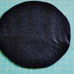 Cortar un círculo de fieltro