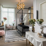 Elementos dorados en muebles