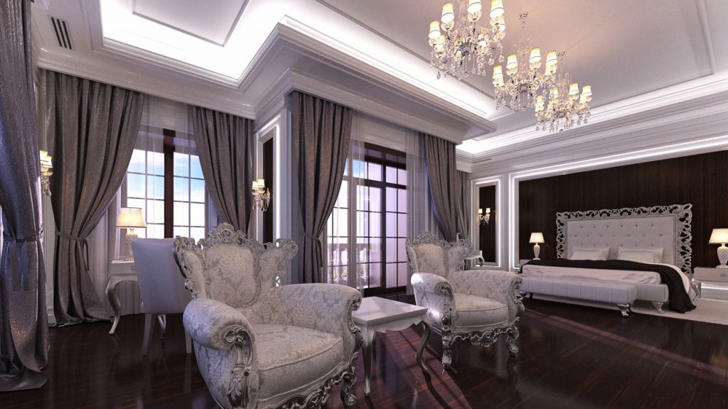 Glamour style sa interior