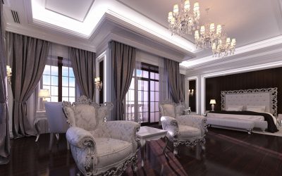 Estilo glamour en el interior