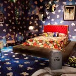 Azul en diseño de dormitorio