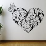 Mariposa en el corazón