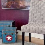 Silla con funda de punto