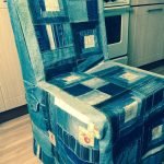 Cubierta completa de jeans viejos
