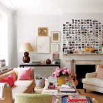 Sala de estar con chimenea