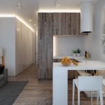 Cocina con sala