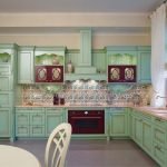 Azulejo de cocina estilo patchwork