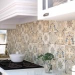 Varios tipos de mosaicos con un patrón