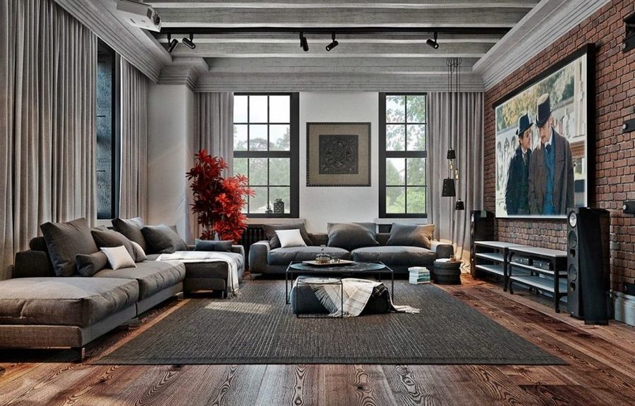 Saló estil loft