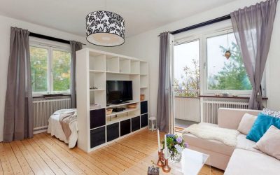Cómo dividir una habitación en dos zonas: ideas y soluciones.