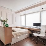 Lugar de trabajo en el dormitorio