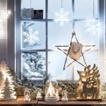 Copos de nieve y estrellas