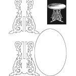 Mesa de contrachapado dibujo