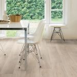 Pisos laminados en el comedor