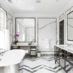 Azulejo de baño estampado