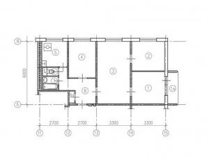 Diseño de un Jruschov de cuatro habitaciones