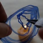 Dobla las rayas sobre la vela