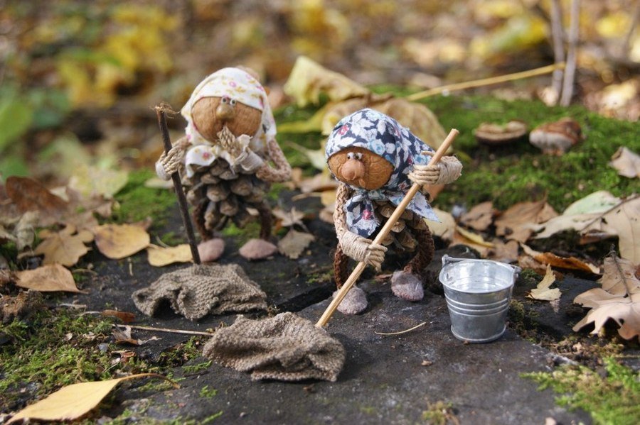 Håndværk lavet af naturligt materiale