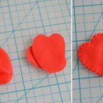 Coser los cascos traseros