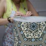 Envolvemos parte de la cinta hacia adentro