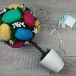 Decora el baúl con una cinta