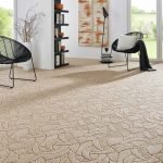 Alfombra ligera con motivos