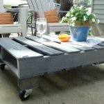 Mesa de palets para la veranda