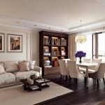 Cómo combinar beige con marrón en el interior.