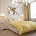 Diseño de interiores dormitorio beige