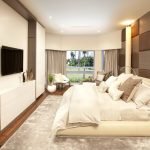 Dormitorio de estilo minimalista