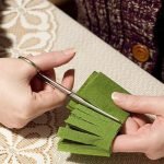 Corte de papel para ramitas