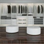 Vestidor con otomanas