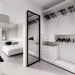 Vestidor con espejo