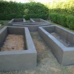 Hacer camas de concreto: paso 4