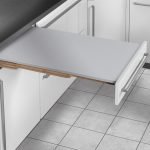 Guías para cajones en la cocina