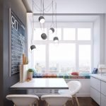 Cocina en Jruschov cómo elegir la iluminación