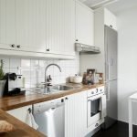 Cocina en Jruschov tipo de diseños