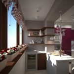 como aumentar la cocina debido al balcón