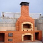 Parrilla con horno adicional