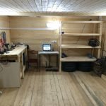 Puesto de trabajo de madera