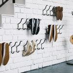 Ganchos en la pared