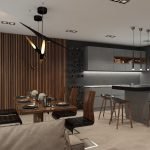 Araña decorativa sobre la mesa