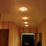 Iluminaciones en un techo tensado