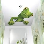 Ideas de techos tensados ​​para decoración de baños
