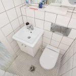 Terminando el baño en blanco