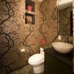 Papel pintado lavable acabado baño